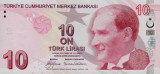 Bancnota Turcia 10 Lira 2009 - P223a UNC