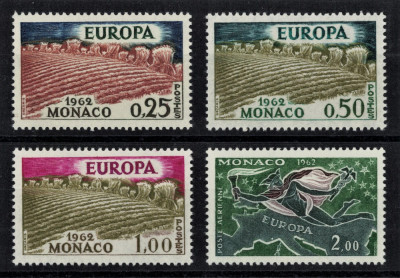 MONACO 1962 - Colectia EUROPA / serie completa MNH foto