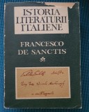 Istoria literaturii italiene Francesco de Sanctis