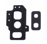 Geam Camera Spate Samsung Galaxy S9 Plus, Negru (Black) - Kit Reparatie