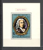 Romania.1973 300 ani nastere Principele D.Cantemir-Bl. XR.725