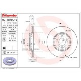 Set discuri frana Rover/Mg 75 (Rj), 75 1 Tourer (Rj), Mg Zt- T, Mg Zt, 1.8, 1.8 TURBO, 2.0 CDT, 2.0 CDTI, 2.0 V6, 2.5 V6, 1.8 16V, 1.8 T 16V, 160, 18, BREMBO