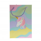Punga cadou pentru copii cu unicorn 30x20cm