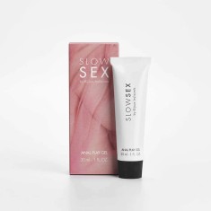 Gel Slow Sex by Bijoux Indiscrets ANAL PLAY, pentru relaxare anala, pe baza de apa, aroma Cocos, 30 ml