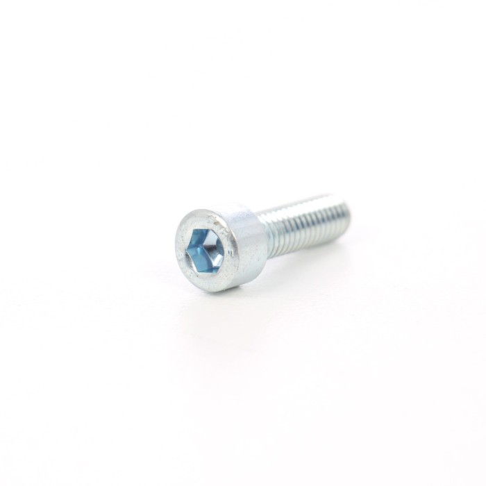 Surub cu cap cilindric, cu locas hexagonal, otel, zincat alb, DIN 912-8.8, SW 5, M6 x 16 mm
