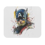 MousePAD Gaming/personal, rotund, pentru pasionatii de desene animate, Eroi Marvel, Captain America