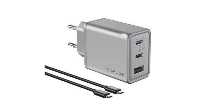 EcoFlow RAPID 65W &icirc;ncărcător GaN