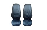 Cumpara ieftin Set huse din piele ecologica pentru VOLVO FH12 2006- 2015 - Negru