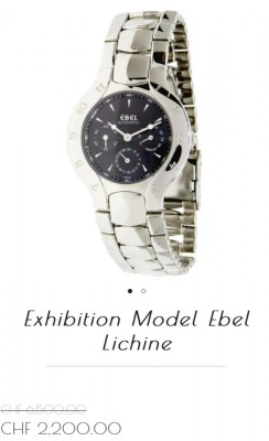 CEAS EBEL LICHINE - Ref. 9964970 - Automatic Cal. 964 - 33mm - Unisex - 6500e ! foto