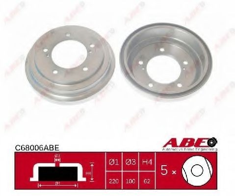 Tambur frana SUZUKI GRAND VITARA I (FT) (1998 - 2005) ABE C68006ABE