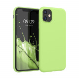 Husa pentru Apple iPhone 11, Silicon, Verde, 49787.214, kwmobile, Carcasa