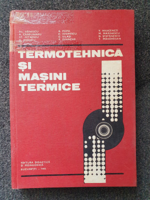 TERMOTEHNICA SI MASINI TERMICE - Danescu, Popa, Radcenco foto