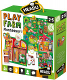 Cumpara ieftin Puzzle educativ - Montessori - Joaca la ferma | Headu