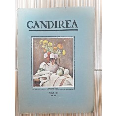 Revista Gandirea, anul III, nr.15/1924 (Cezar Petrescu, Adrian Maniu, Gib.I. Mihaescu, G.M. Ivanov..)