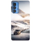 Husa compatibila cu Motorola G51 model On top of the mountain offroad, Silicon, TPU, Viceversa, Transparent, Carcasa