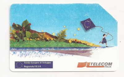 CT1-Cartela Telefonica -Telecom Italia -5000 Lire foto