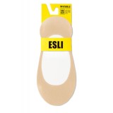 Tălpici damă &rdquo;invizibili&rdquo; din poliamidă, Esli IS004 - Bej, 36-39 (23-25)