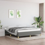 VidaXL Cadru de pat fără saltea, gri &icirc;nchis, 160x200 cm, textil 3120970