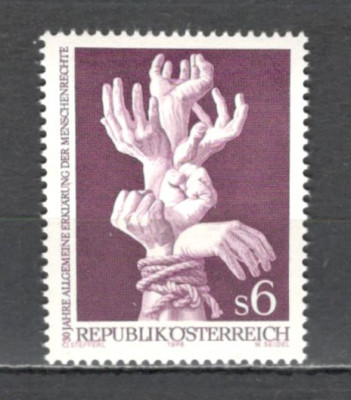 Austria.1978 30 ani Declaratia drepturilor omului MA.891 foto