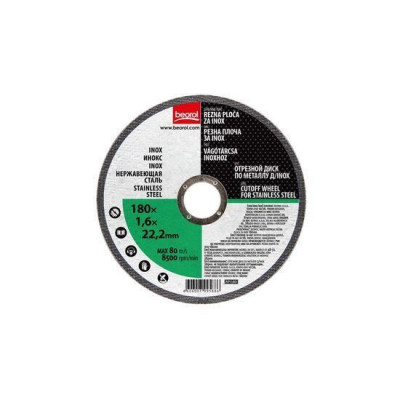 Disc debitat inox, 180x1.6 mm, Beorol foto