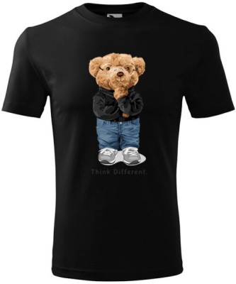 Tricou Personalizat Urs Think Different , Design Modern si Amuzant foto