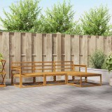 vidaXL Set de canapea 4 pcs natural Lemn Solid de Acacia 3367392