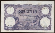 Bancnota Romania 20 lei 1915 - 15 Ianuarie - bancnota rara