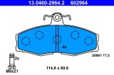 ATE 13.0460-2964.2 set placute frana,frana disc