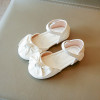 Pantofi ivoire cu fundita - Clara (Marime Disponibila: Marimea 25)
