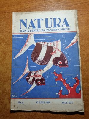 natura 15 iunie 1936-fratii lumiere,nicolae iorga,schela boldesti foto