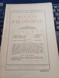 Revista de filosofie nr. 1/1931
