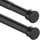 1 bucată țeavă pentru perdele de duș fără găurire, telescopică, șină pentru haine, țeavă pentru perdele, fixabilă prin str&acirc;ngere pentru dulapuri, fere
