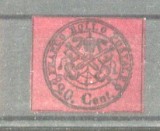 Italy Papal State 1867 Coat of arms 20C Mi.16 MH AM.360, Nestampilat