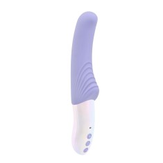 Vibrator NOX Lana 10 Moduri Vibratii, Silicon, USB Magentic, Mov, 19.8 cm
