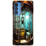 Husa compatibila cu Motorola Moto G51 5G model Time machine, Silicon, TPU, Viceversa, Transparent, Carcasa