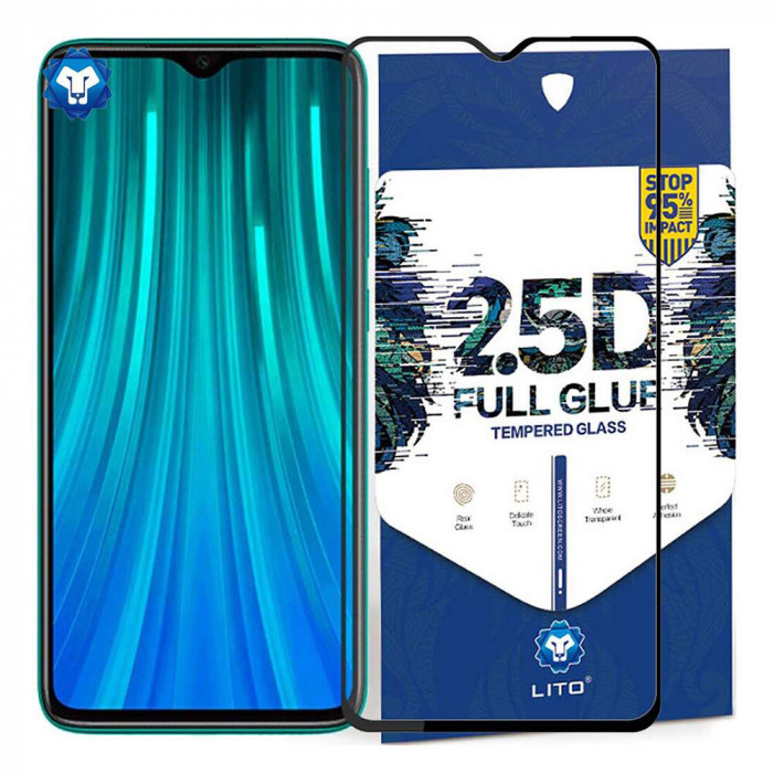 LITO - 2.5D Folie sticla Full - Xiaomi Redmi Note 7 - Negru