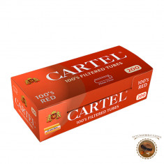 Cartel Red Long Size/100s - tuburi tigari pentru injectat tutun foto