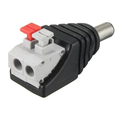 Conector de alimentare tata, 12V, cu terminal rapid SDC-KAT foto