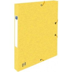 Mapa carton MultiStrat cu elastic Oxford Top File A4 390g/mp lățime cotor 25mm