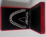 Bratara argint vintage-unisex, vechime peste 100 ani,exceptionala piesa colectie, 14k, Galben