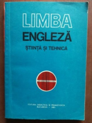 Limba engleza stiinta si tehnica- Andrei Bantas, Florin M. Tudor foto