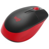 Mouse wireless Logitech M190, Rosu