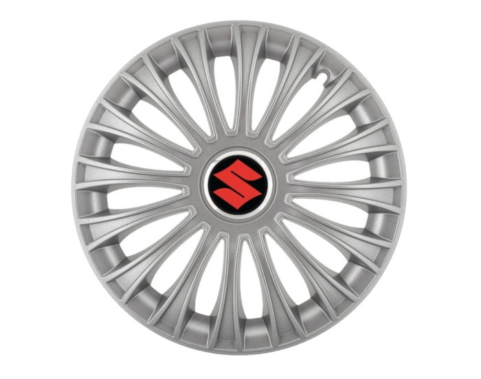 Set 4 capace roti Dino cromat R16 pentru gama auto Suzuki