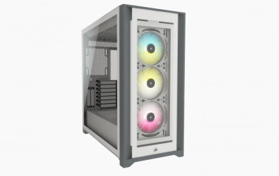 CR Case iCUE 5000X RGB Mid-Tower White foto