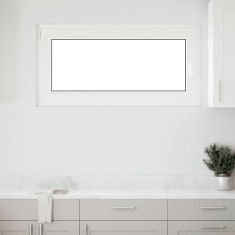 vidaXL Fereastra de subsol RISOR 120x60 cm Pt&amp;Turn DIN st&acirc;nga alb