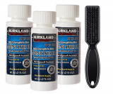 Cumpara ieftin Minoxidil Kirkland 5%, 3 Luni Aplicare, Perie Curatare Impuritati, Tratament Pentru Barba / Scalp