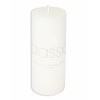 Lumanare decorativa, flippy, din parafina, cilindrica, fara fum si fara parfum, 7 x 15 cm, 500 g, ardere 72h, ivory alb