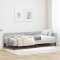 vidaXL Cadru de pat colțar cu headboard Manual Gri deschis 90 x 200 cm 42016154
