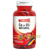 Calciu + Vitamina D3 Natural 30cps