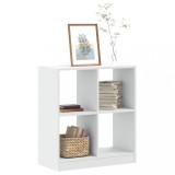 VidaXL Bibliotecă, albă, 68,5x32x75 cm, lemn prelucrat